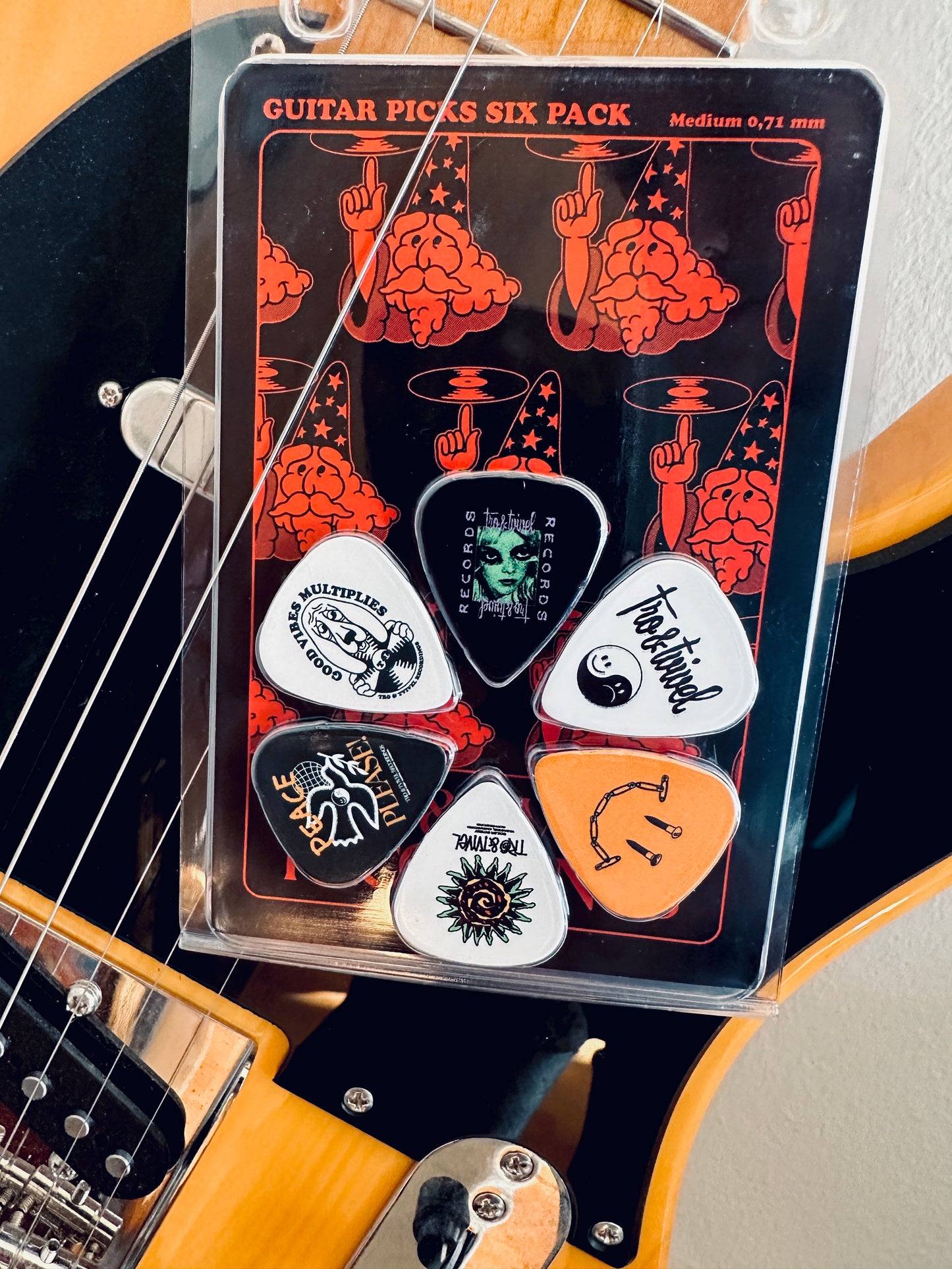 Tro & Tvivel Gitarrplektrum 6-pack