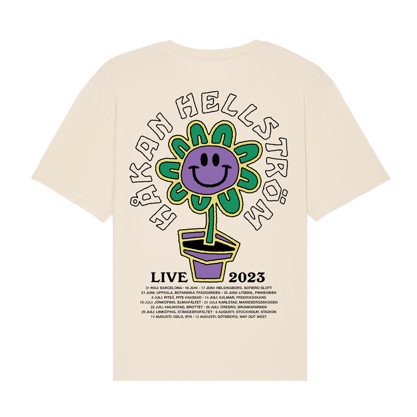 Live 2023 Blomma Natur T-shirt