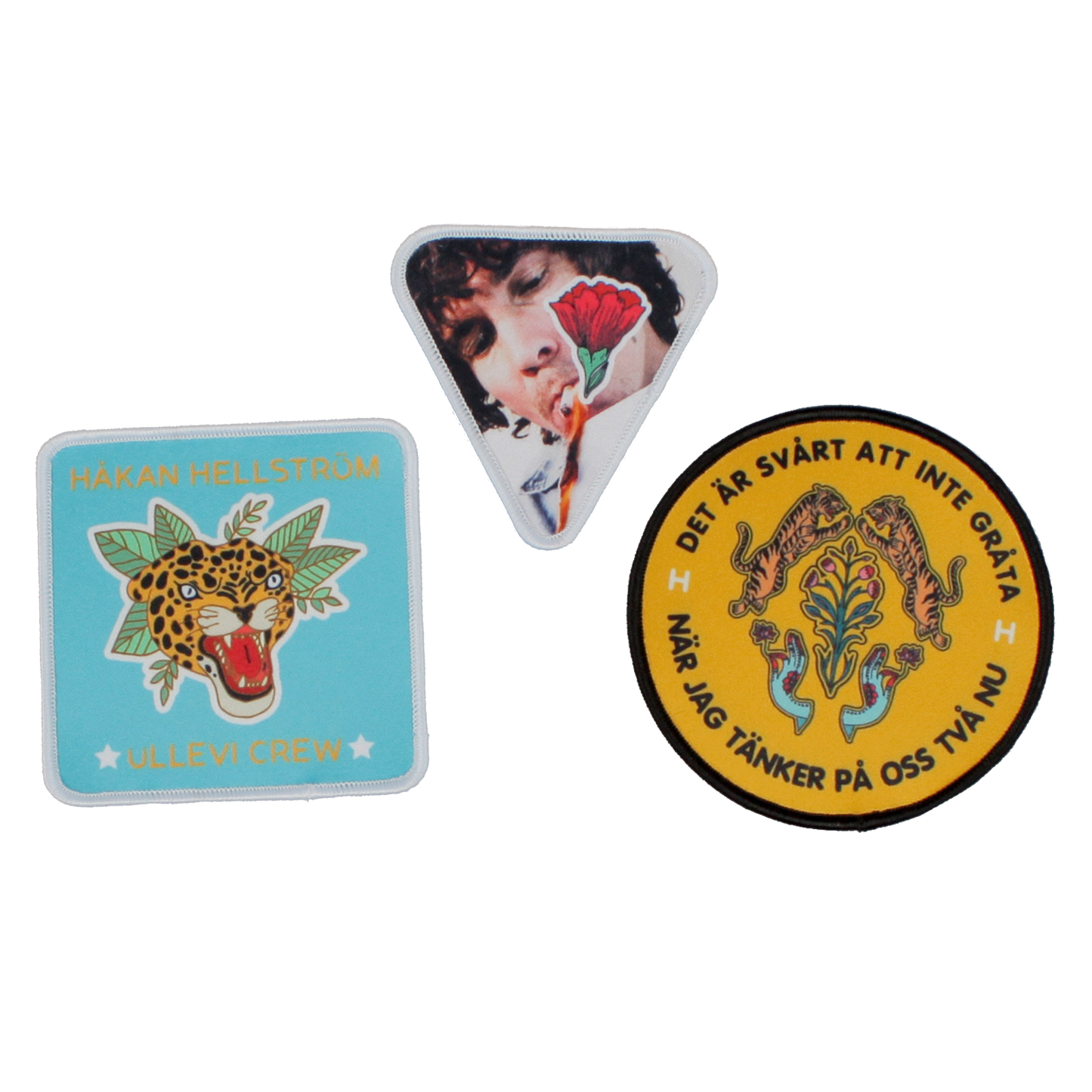 3 x Tygmärken Alt 1